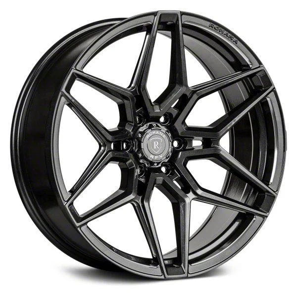 Rohana Wheels RFV2 Gloss Graphite 6-Lug Wheel; 20x9.5; 18mm Offset (07-13 Sierra 1500)