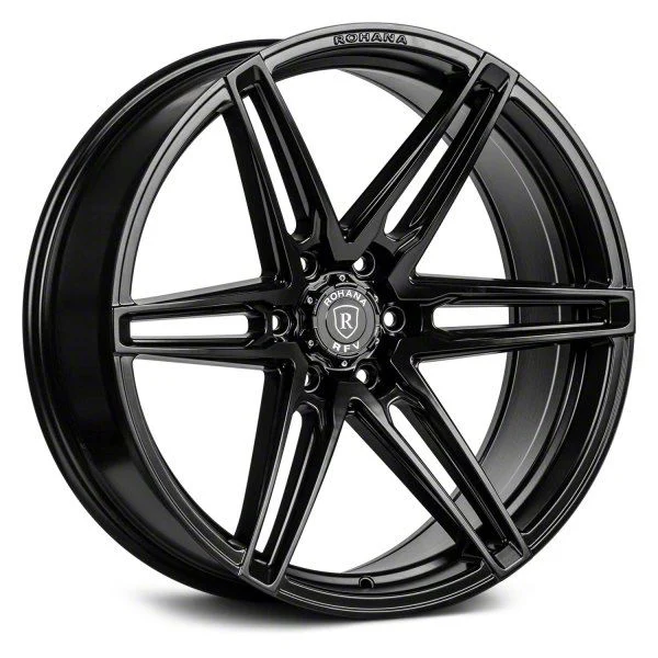 Rohana Wheels RFV1 Matte Black 6-Lug Wheel; 22x9.5; 0mm Offset (14-18 Sierra 1500)