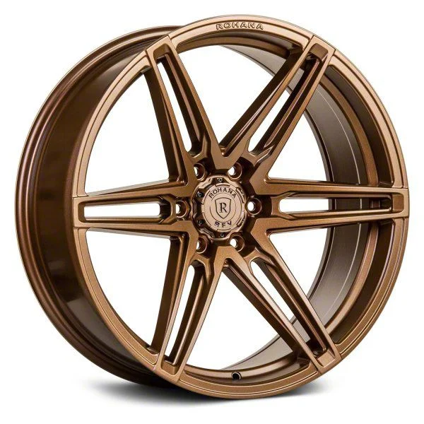 Rohana Wheels RFV1 Matte Bronze 6-Lug Wheel; 22x9.5; 22mm Offset (15-20 Yukon)