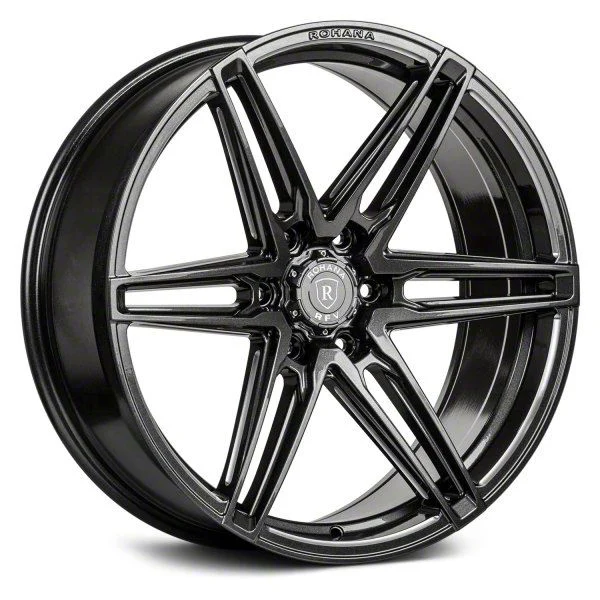 Rohana Wheels RFV1 Gloss Graphite 6-Lug Wheel; 20x9.5; 18mm Offset (19-26 RAM 1500)
