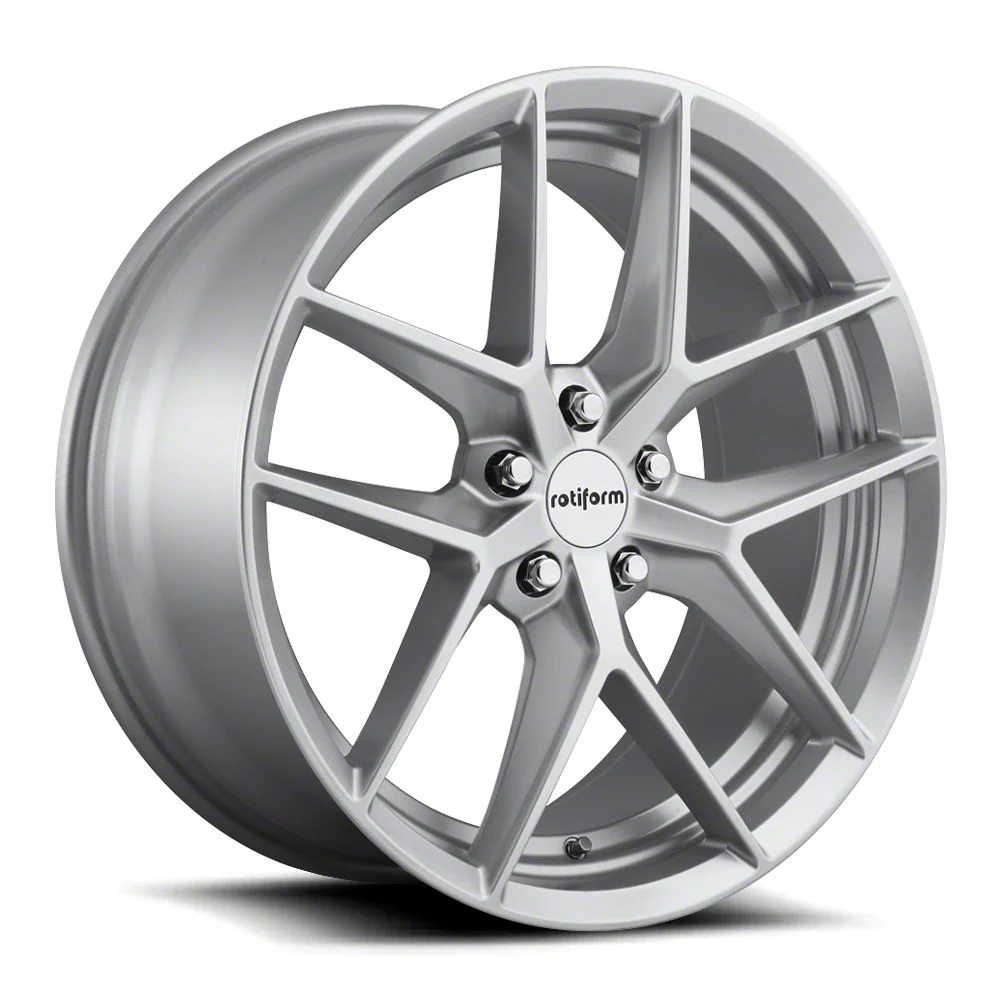 Rotiform FLG Gloss Silver Wheel; 19x8.5; 45mm Offset (21-26 Mustang Mach-E)