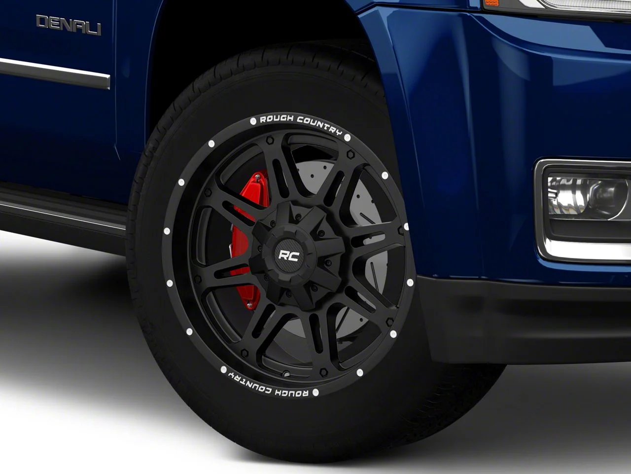 Rough Country 94 Series Matte Black Milled 6-Lug Wheel; 20x10; -18mm Offset (15-20 Yukon)