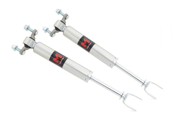 Rough Country Suspension M1 Monotube Front Shocks for 3.50 to 4.50-Inch Lift (11-26 Silverado 2500 HD)