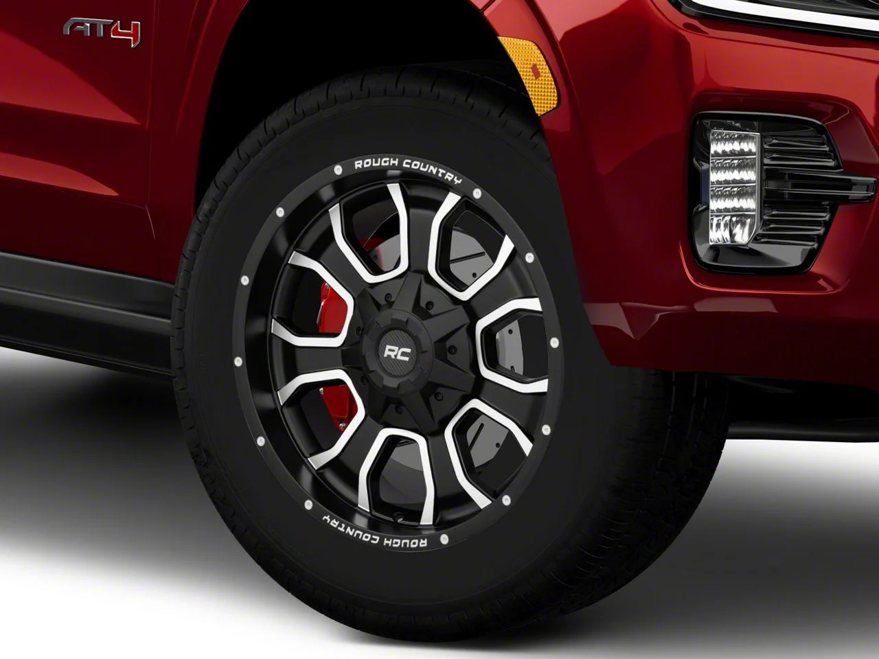Rough Country 93 Series Matte Black Milled 6-Lug Wheel; 20x10; -18mm Offset (21-26 Yukon)