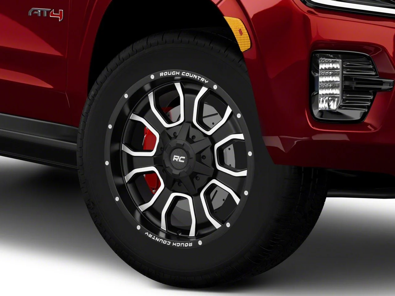 Rough Country 93 Series Matte Black Milled 6-Lug Wheel; 20x9; 0mm Offset (21-26 Yukon)