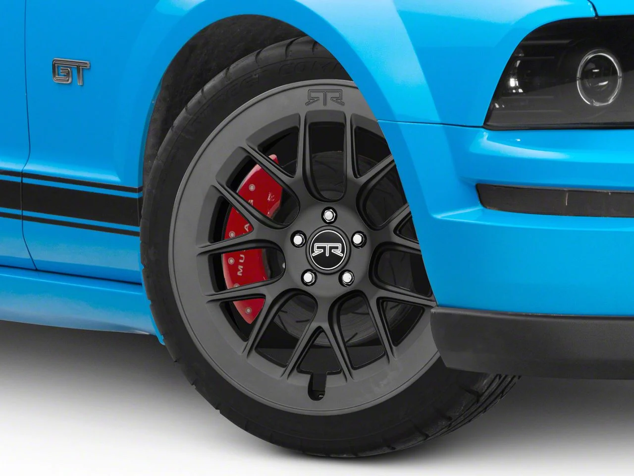 RTR Aero 7 Satin Charcoal Wheel; 20x9.5; 33mm Offset (05-09 Mustang)