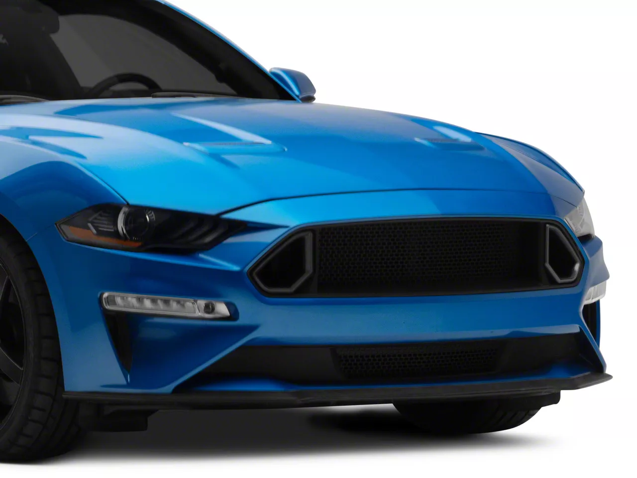 RTR Grille with LED Accent Vent Lights (18-23 Mustang GT, EcoBoost)