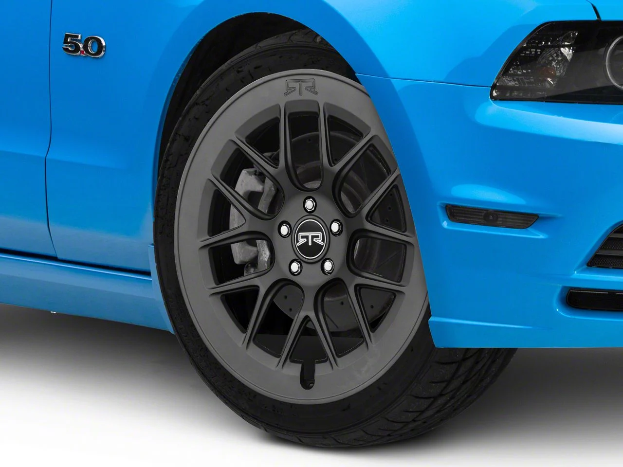 RTR Aero 7 Satin Charcoal Wheel; 20x9.5; 33mm Offset (10-14 Mustang)
