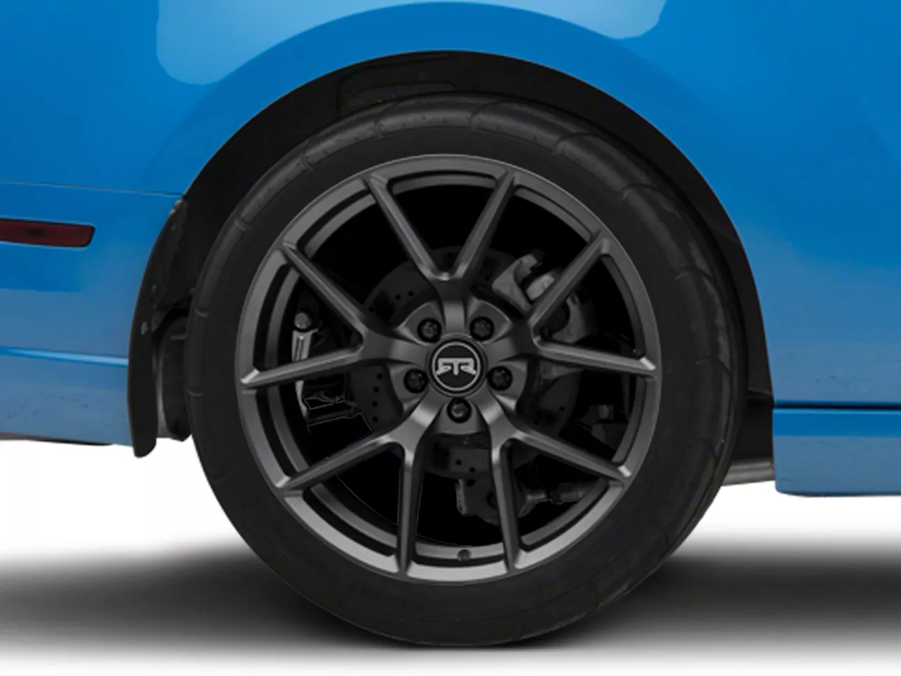 RTR Tech 5 Satin Charcoal Wheel; Rear Only; 20x10.5; 45mm Offset (10-14 Mustang)