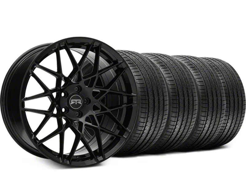 19x9.5 RTR Tech Mesh Wheel & Sumitomo High Performance HTR Z5 Tire Package (05-14 Mustang GT w/o Performance Pack, V6)