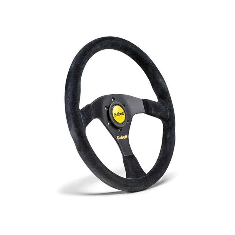 Sabelt (2007X) 350mm No Dish / Flat Suede Steering Wheel