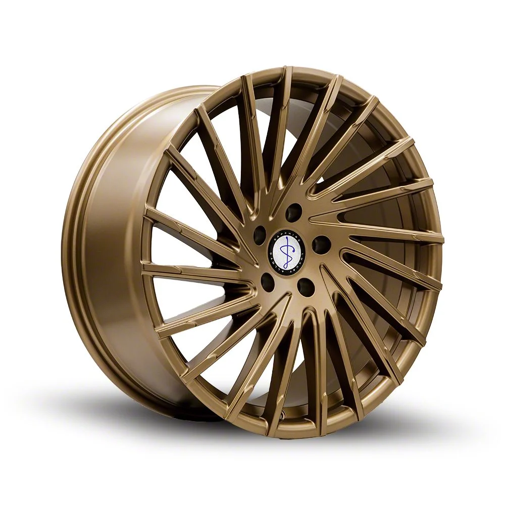 Sapphire Luxury Alloys SX06 Bronze Wheel; 22x9; 35mm Offset (15-23 Mustang GT, EcoBoost, V6)