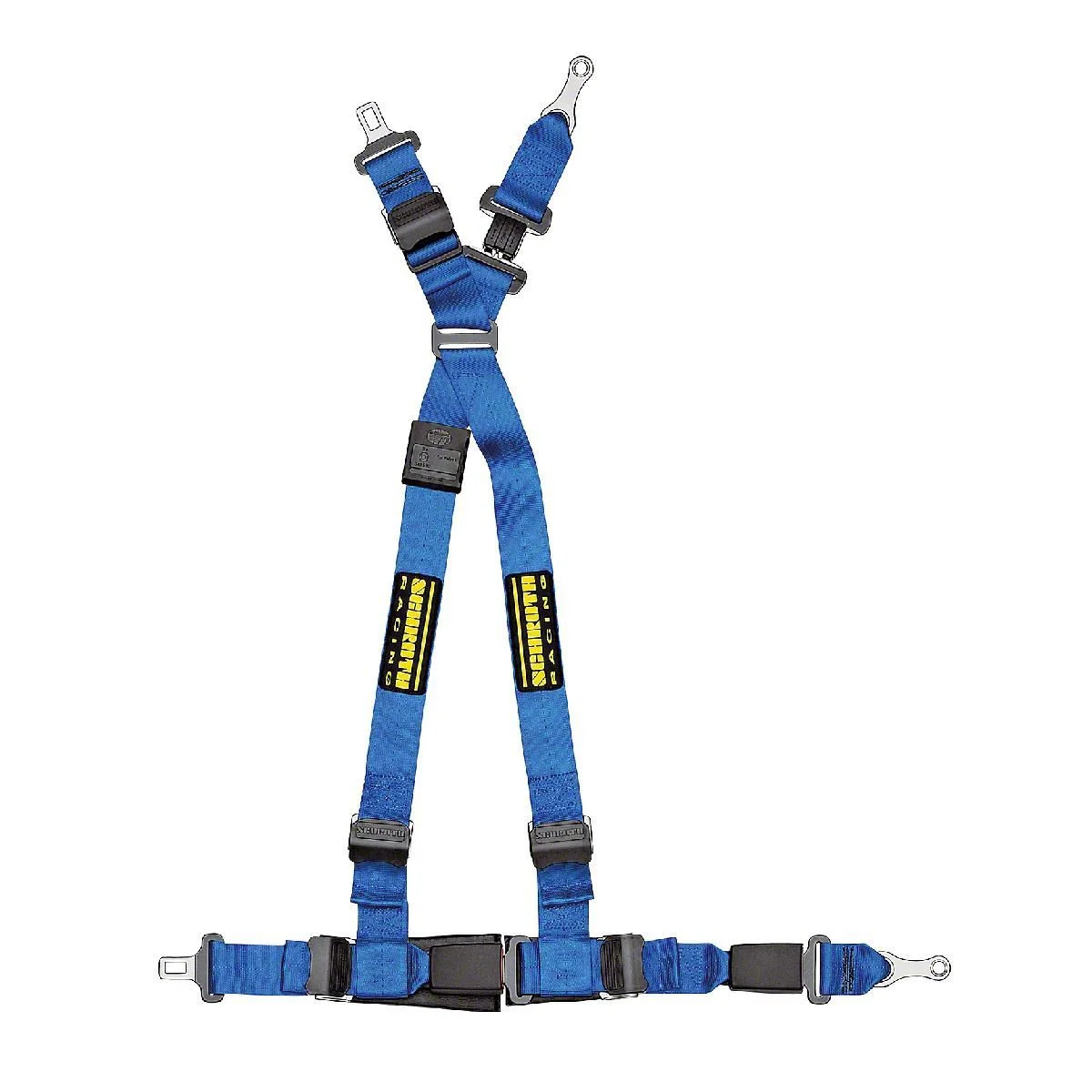 Schroth QuickFit Harness; Blue; Passenger Side (18-26 Mustang)