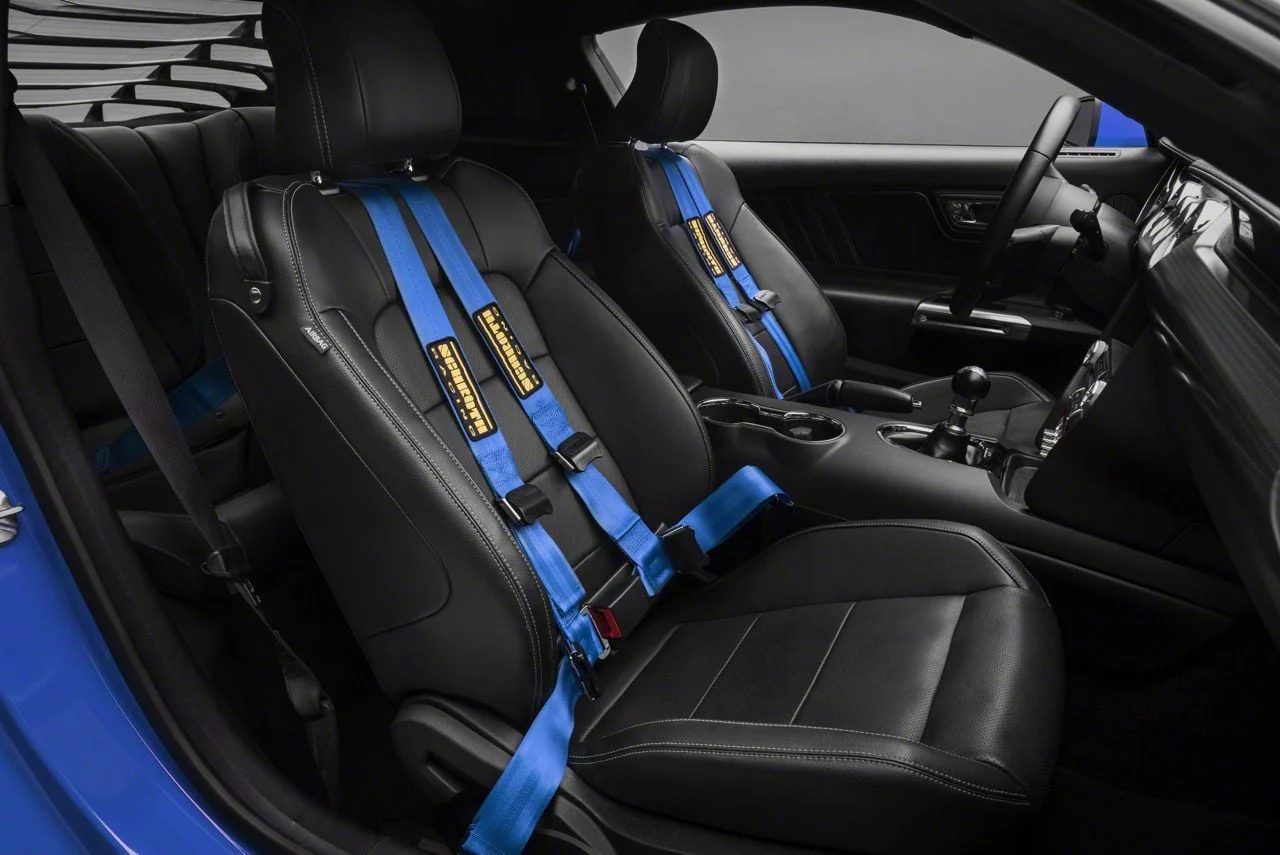 Schroth QuickFit Harness; Blue (05-17 Mustang)