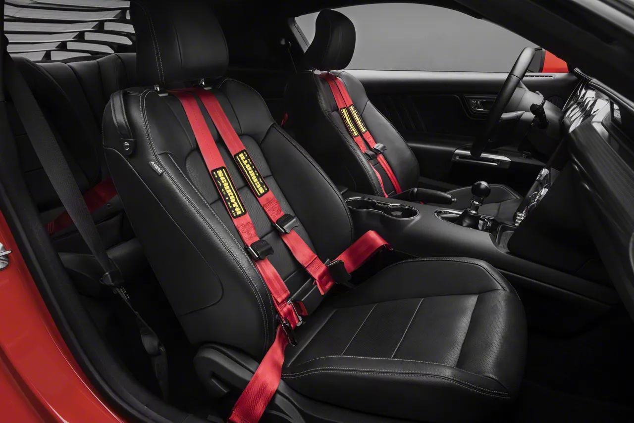 Schroth QuickFit Harness; Red (05-17 Mustang)