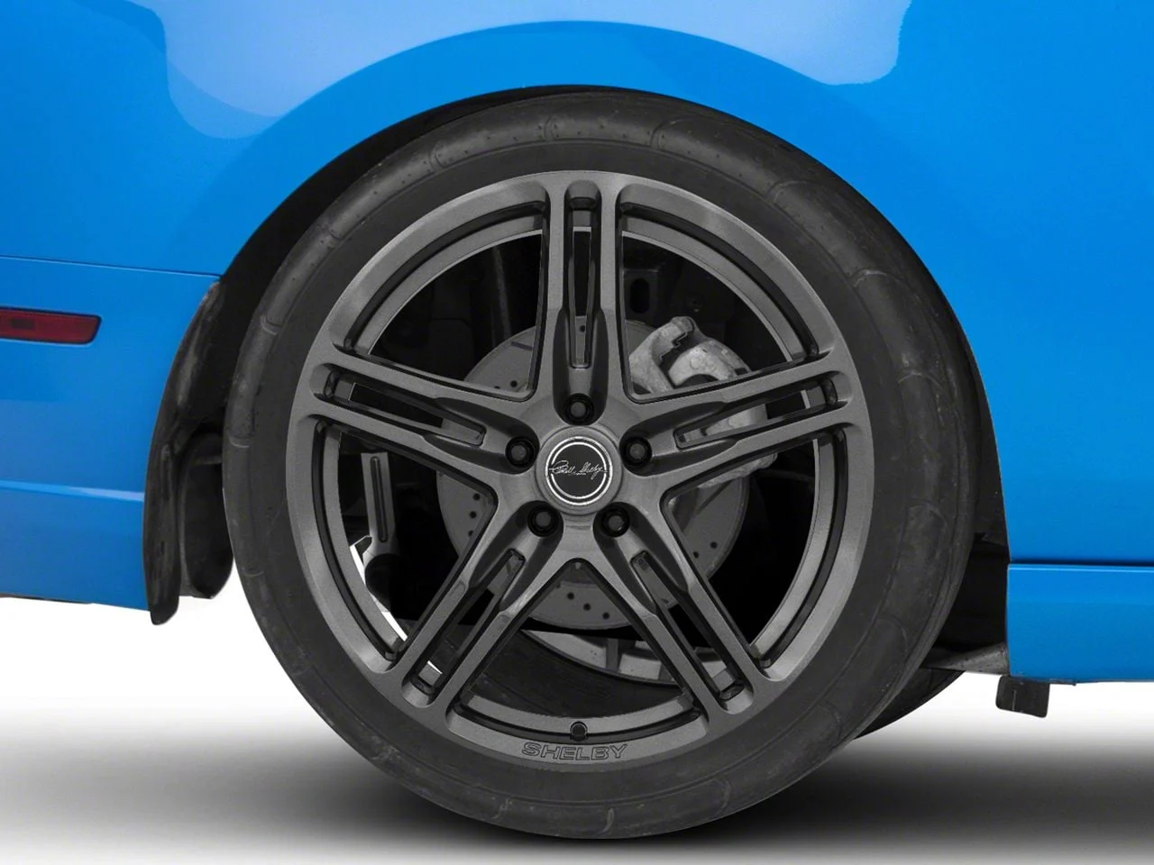 Carroll Shelby Wheels CS14 Gunmetal Wheel; Rear Only; 20x11; 50mm Offset (10-14 Mustang)