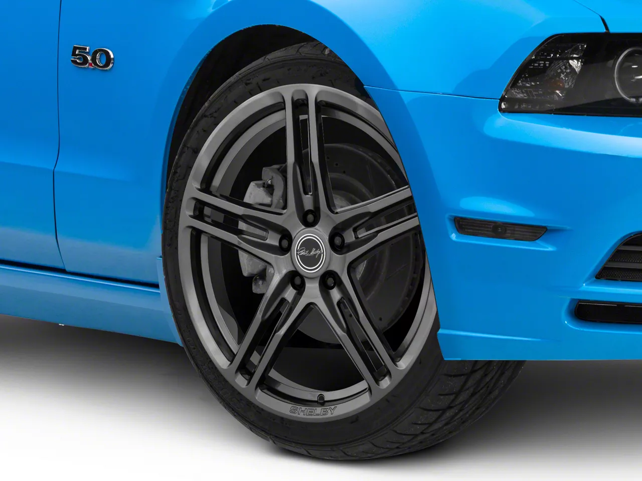 Carroll Shelby Wheels CS14 Gunmetal Wheel; 20x9.5; 40mm Offset (10-14 Mustang)
