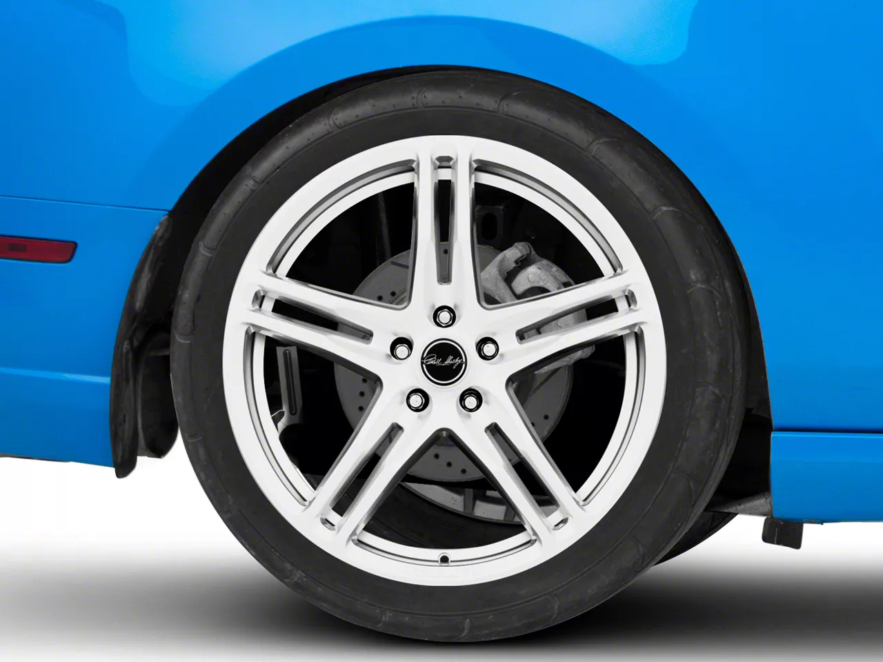 Carroll Shelby Wheels CS14 Hyper Silver Wheel; Rear Only; 20x11; 50mm Offset (10-14 Mustang)