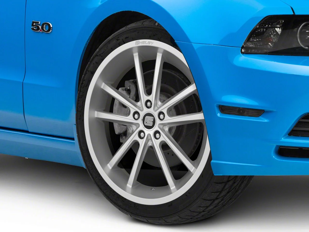 Carroll Shelby Wheels CS2 Silver Wheel; 20x9; 30mm Offset (10-14 Mustang)