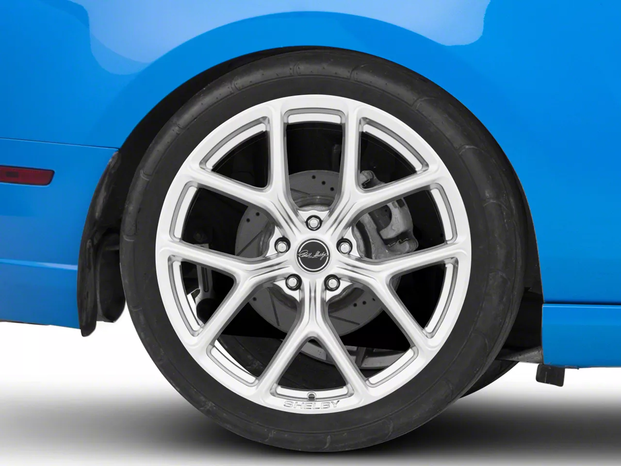 Carroll Shelby Wheels CS3 Chrome Powder Wheel; Rear Only; 20x11; 50mm Offset (10-14 Mustang)