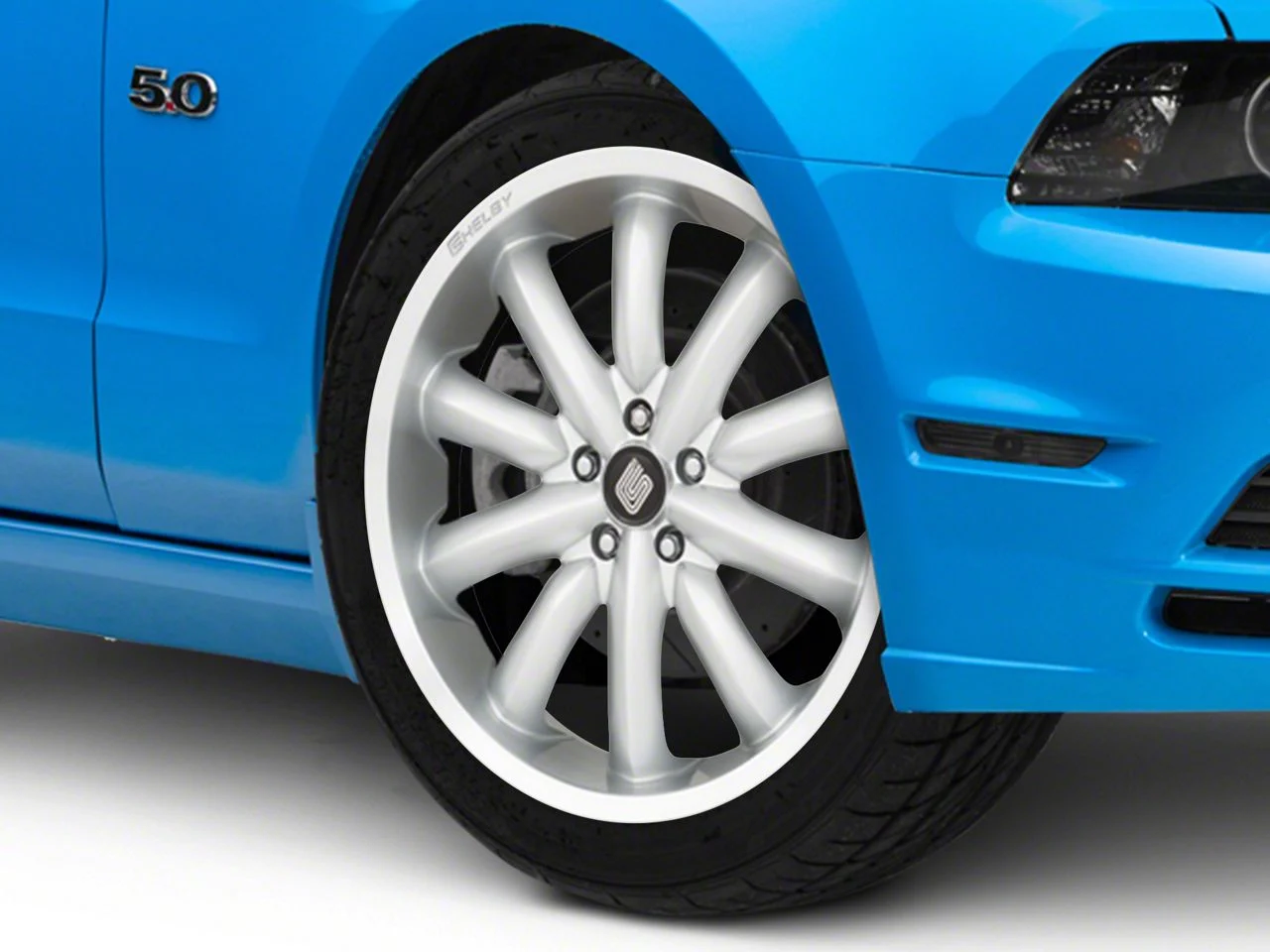 Carroll Shelby Wheels CS56 2.0 Silver Wheel; 20x9; 30mm Offset (10-14 Mustang)