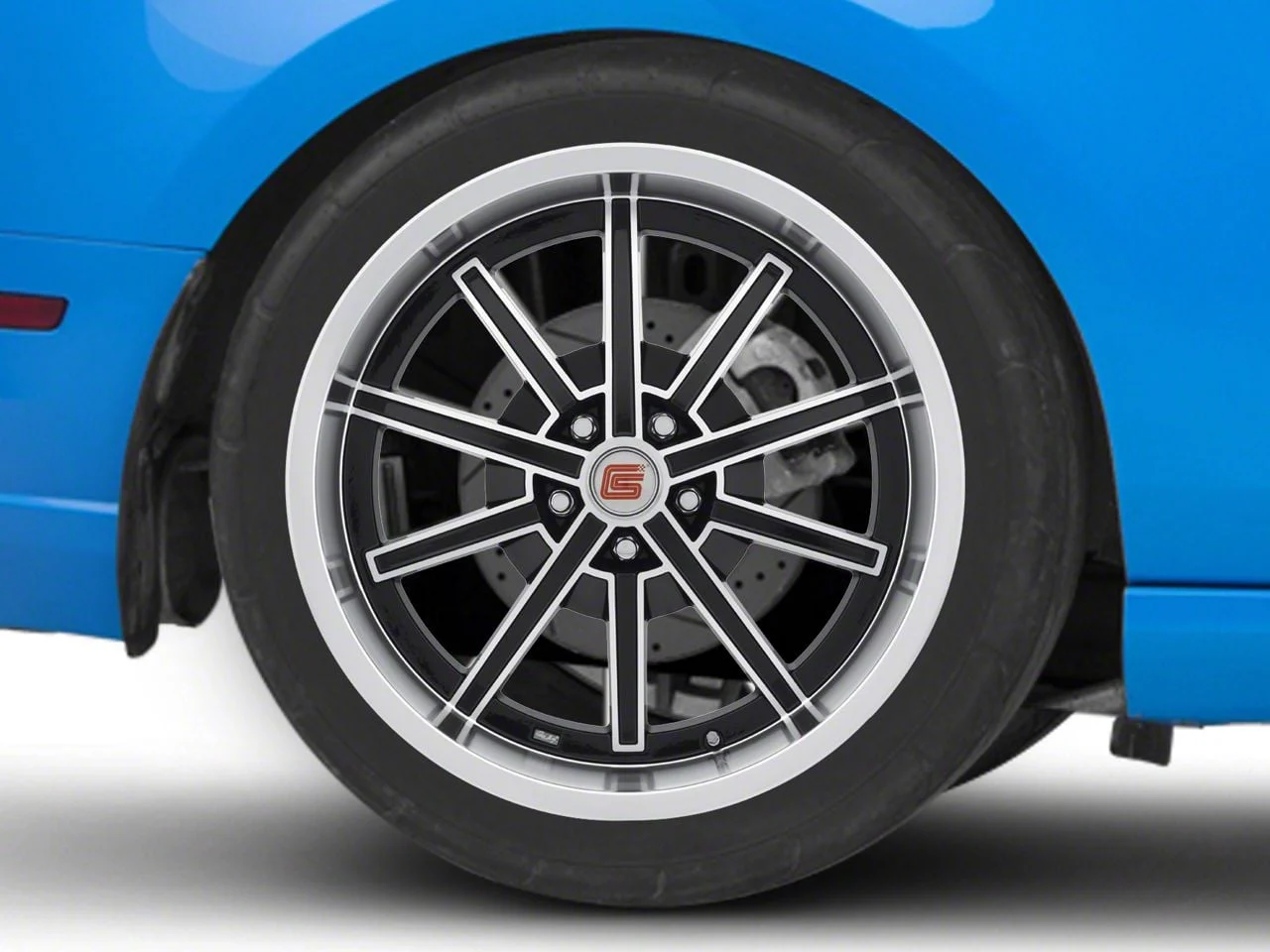 Carroll Shelby Wheels CS67 Gloss Black Wheel; Rear Only; 20x10; 45mm Offset (10-14 Mustang)