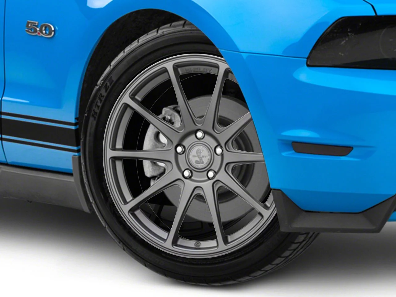Shelby Style SB203 Charcoal Wheel; 19x9.5; 33mm Offset (10-14 Mustang)