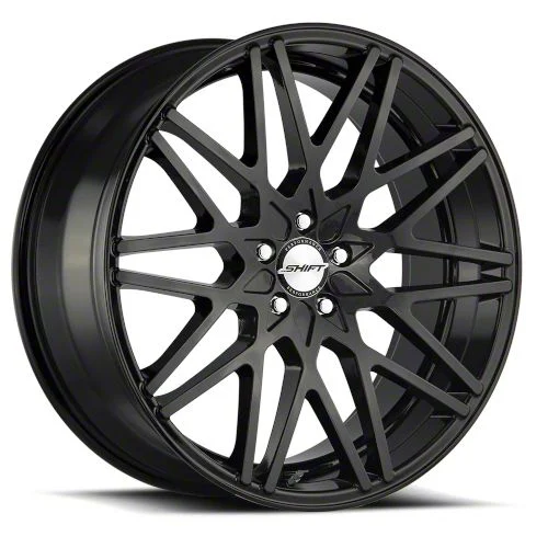 Shift Formula All Gloss Black Wheel; 20x8.5; 15mm Offset (08-23 RWD Challenger, Excluding Widebody)
