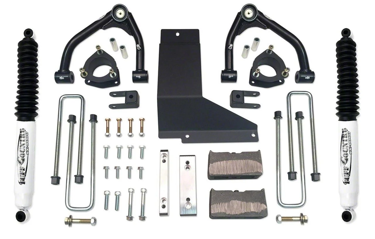 Tuff Country 4-Inch Upper Control Arm Suspension Lift Kit with SX8000 Shocks (07-13 Sierra 1500)