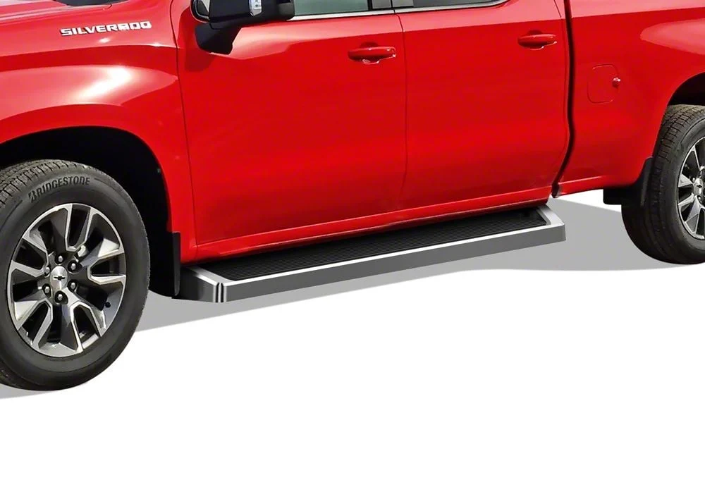 6-Inch iRunning Boards; Polished (19-26 Sierra 1500 Crew Cab)
