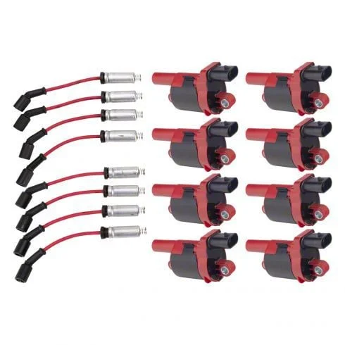 Performance Ignition Coil Kit; Round Style (14-26 V8 Sierra 1500)