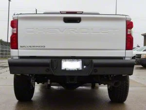Pipe Force Series Rear Bumper; Black Textured (20-26 Sierra 2500 HD)
