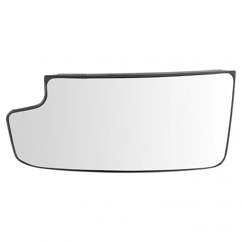 Towing Mirror Lower Glass with Backing Plate; Driver Side (15-17 Sierra 3500 HD)