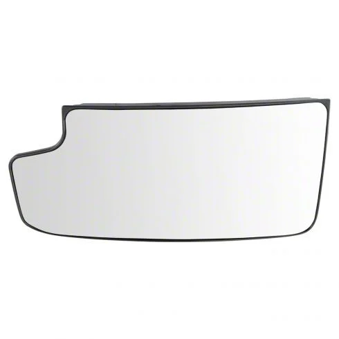 Towing Mirror Lower Glass with Backing Plate; Driver Side (14-17 Silverado 1500)