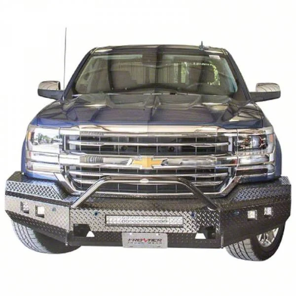 Sport Winch Front Bumper; Black (15-19 Silverado 2500 HD)