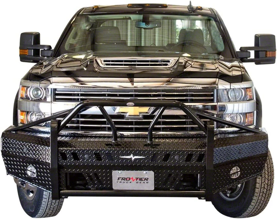 Xtreme Front Bumper; Black (15-19 Silverado 2500 HD)