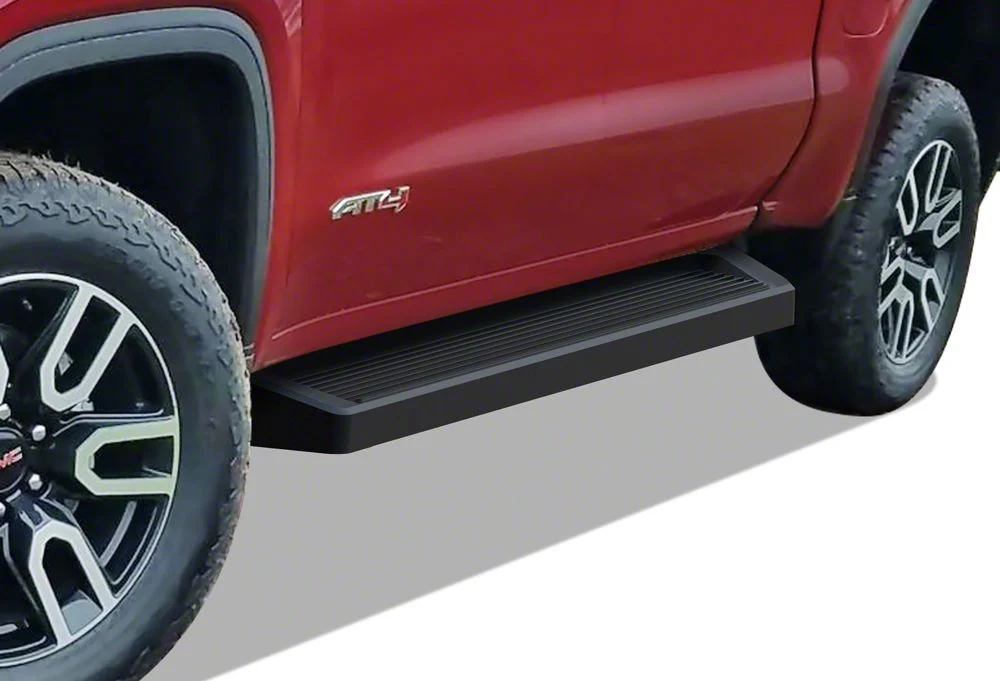 6-Inch iRunning Boards; Black (20-26 Silverado 3500 HD Crew Cab)