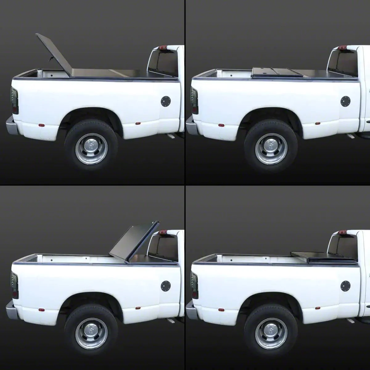 Tri-Fold Hard Tonneau Cover (07-14 Silverado 3500 HD w/ 8-Foot Long Box)