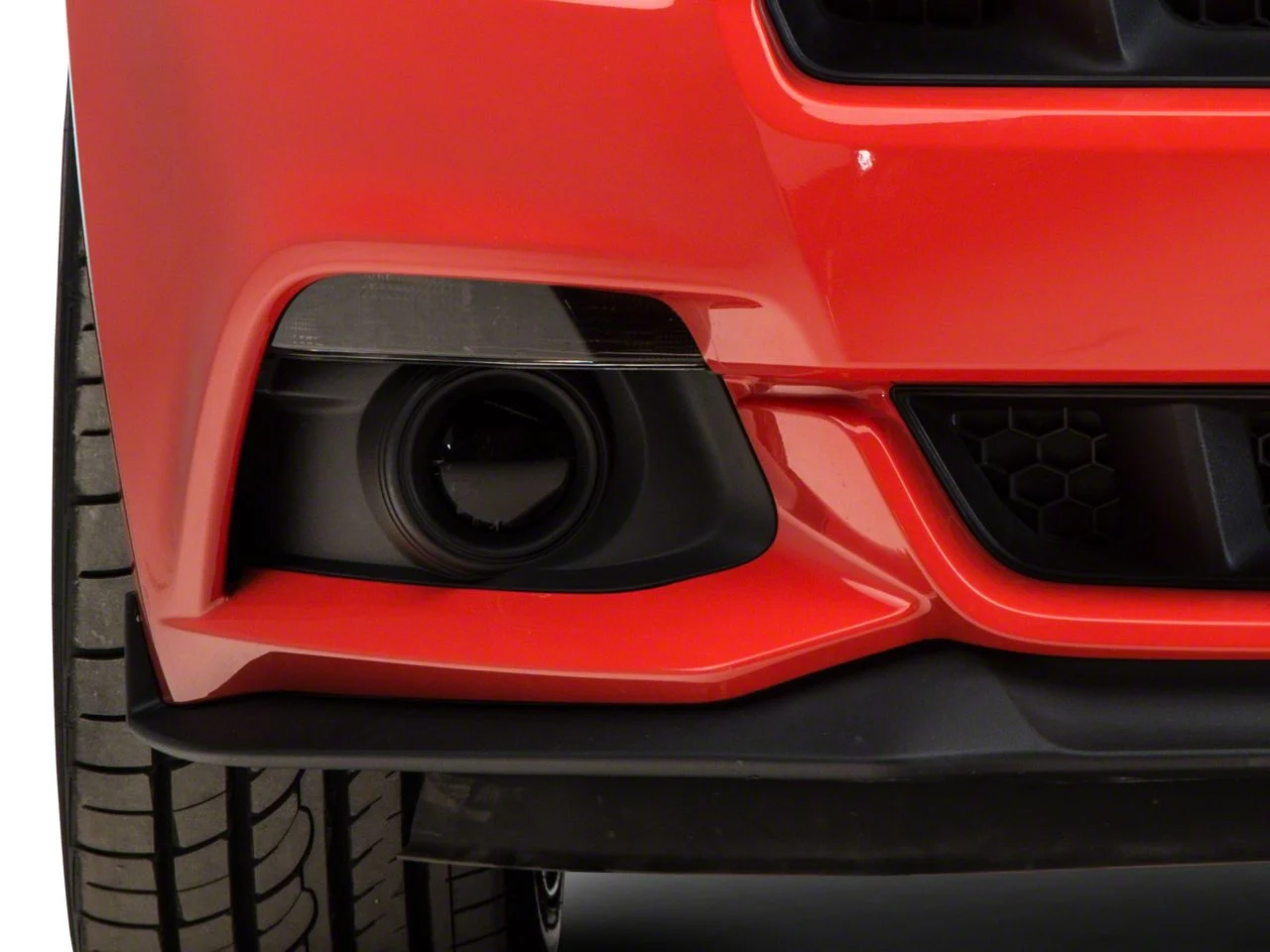SEC10 Fog Light Tint; Smoked (15-17 Mustang GT, EcoBoost)
