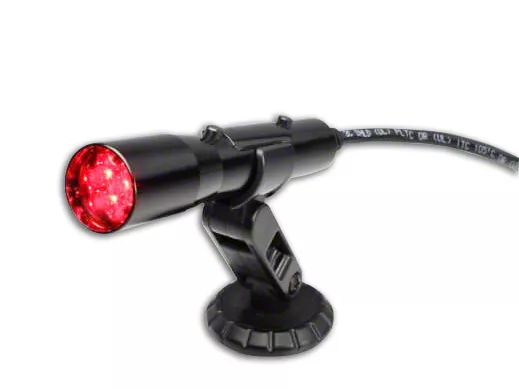 Sniper Standalone CAN Shift Light with Red LED; Black Tube (08-26 Mustang)