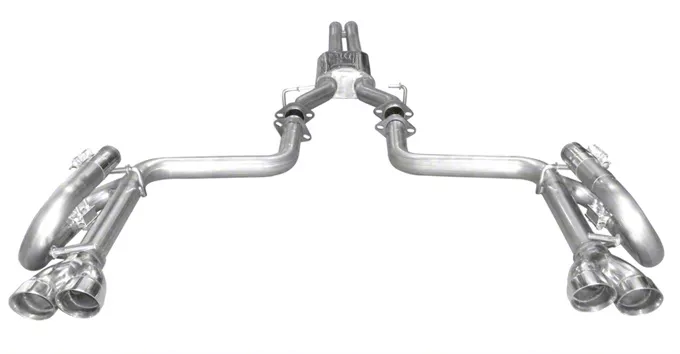 MACH X Cat-Back Exhaust with Square Tips (11-14 3.6L Challenger)