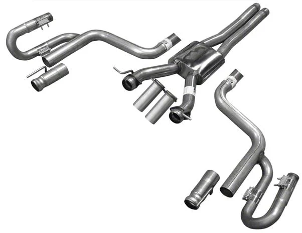 MACH Shorty XV Cat-Back Exhaust without Tips (15-23 6.4L HEMI Challenger)