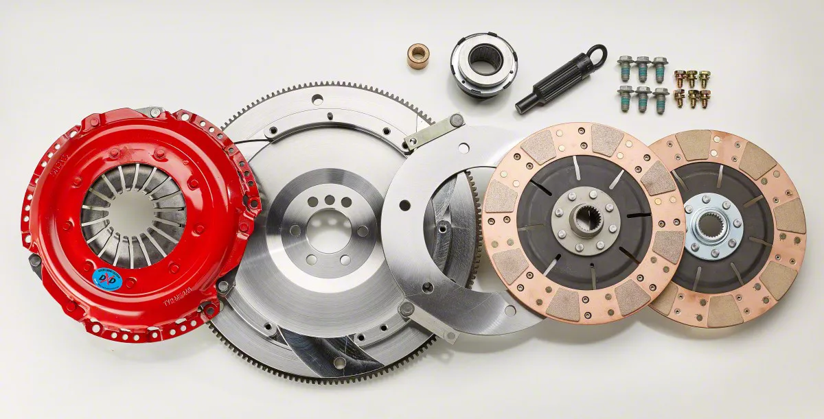 South Bend Clutch Stage 4 Competition Dual Disc Ceramic Clutch Kit; 10-Spline (05-10 Mustang GT)