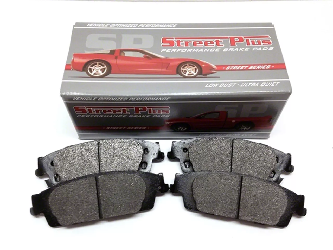 SP Performance Street Plus Semi-Metallic Brake Pads; Front Pair (2018 Camaro ZL1)