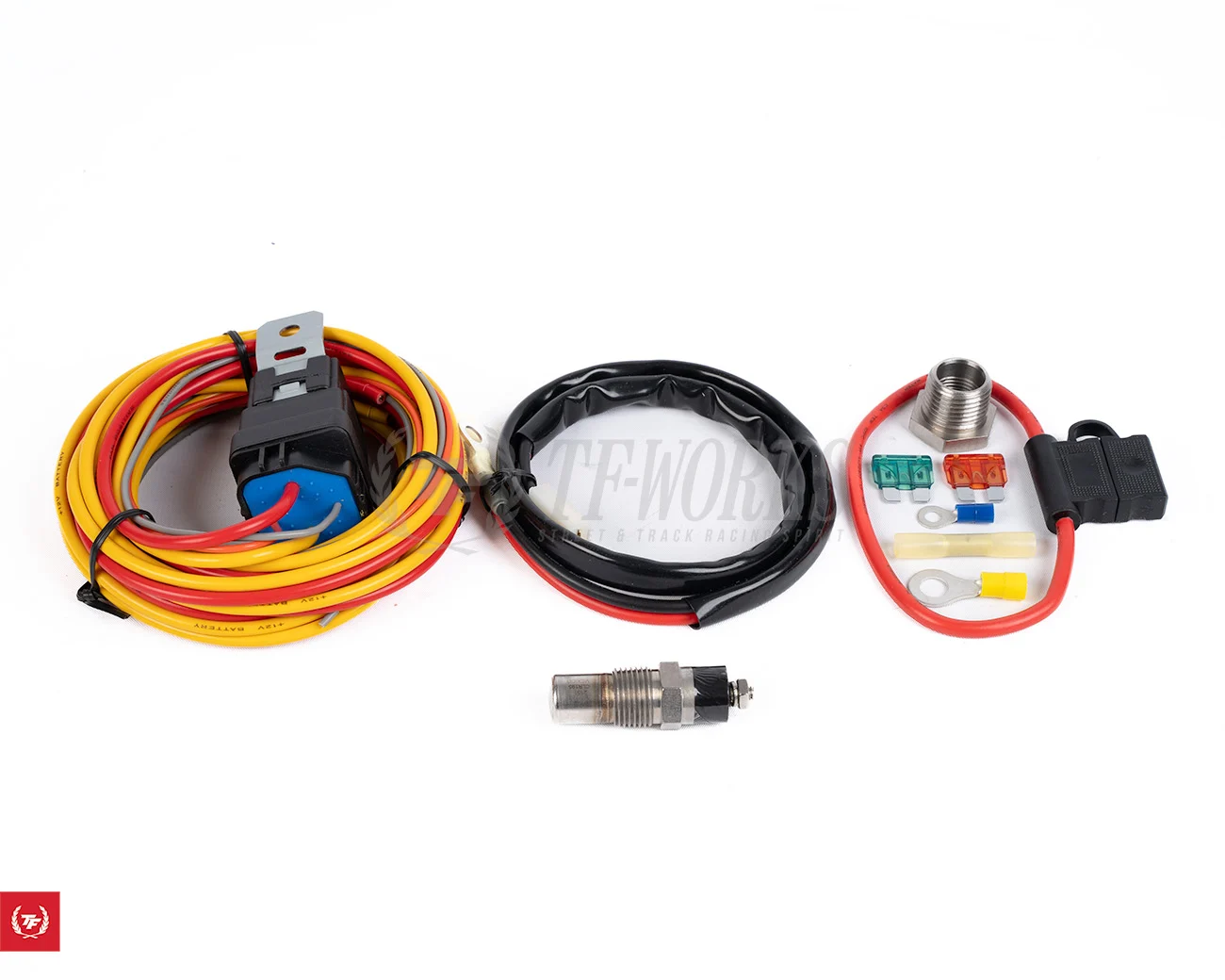 SPAL Radiator Fan Harness with 185 Degree Thermo-Switch/Relay