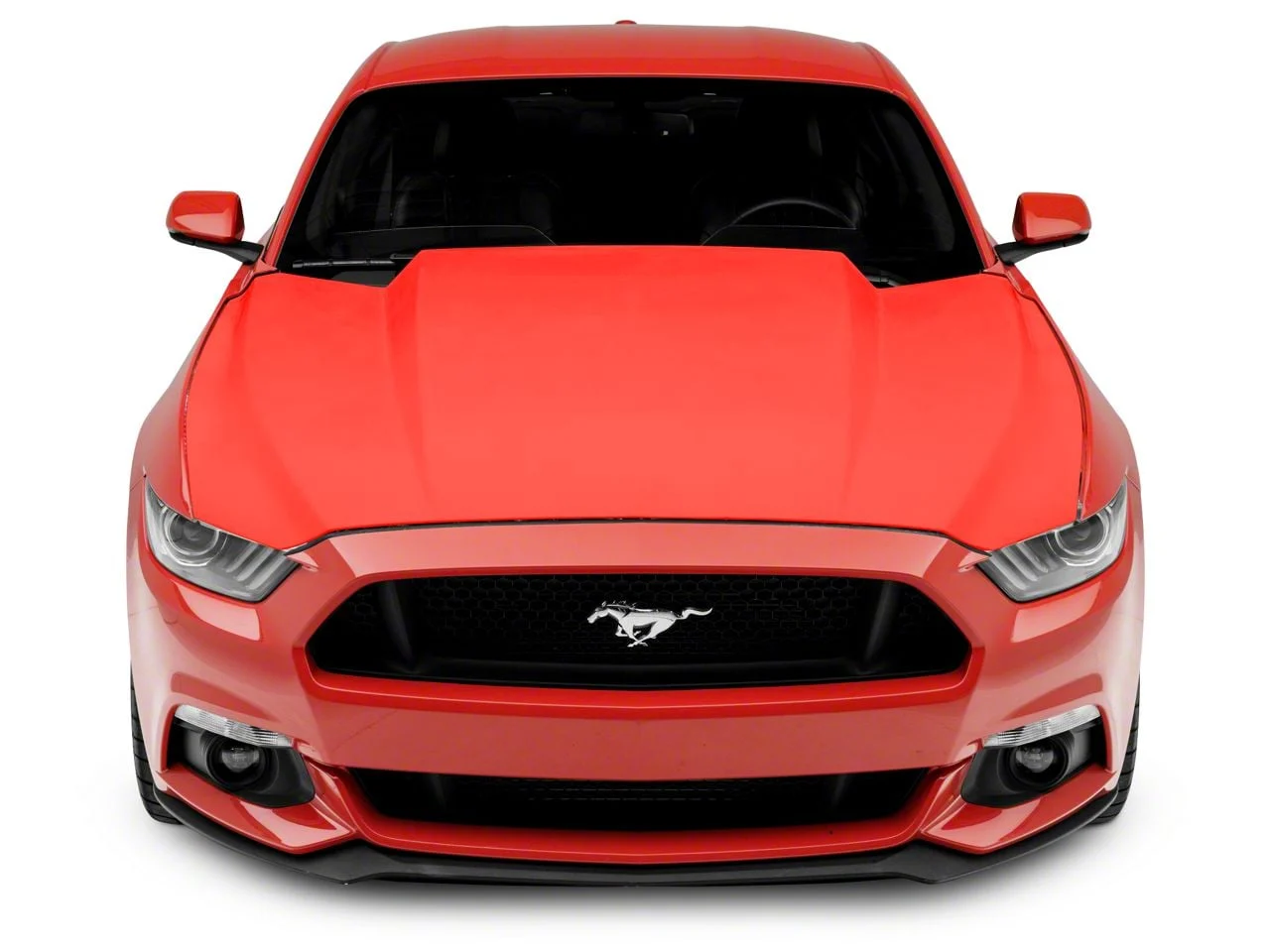 SpeedForm 3-Inch Cowl Hood; Unpainted (15-17 Mustang GT, EcoBoost, V6)