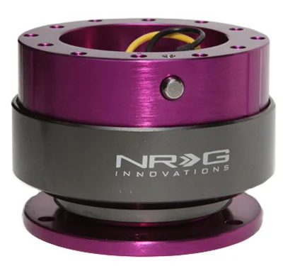 NRG Quick Release Gen 2.0 - Purple Body w/ Titanium Chrome Ring