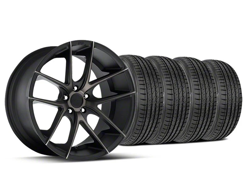 19x8.5 Niche Targa Wheel & Sumitomo High Performance HTR Z5 Tire Package (15-23 Mustang EcoBoost w/o Performance Pack, V6)