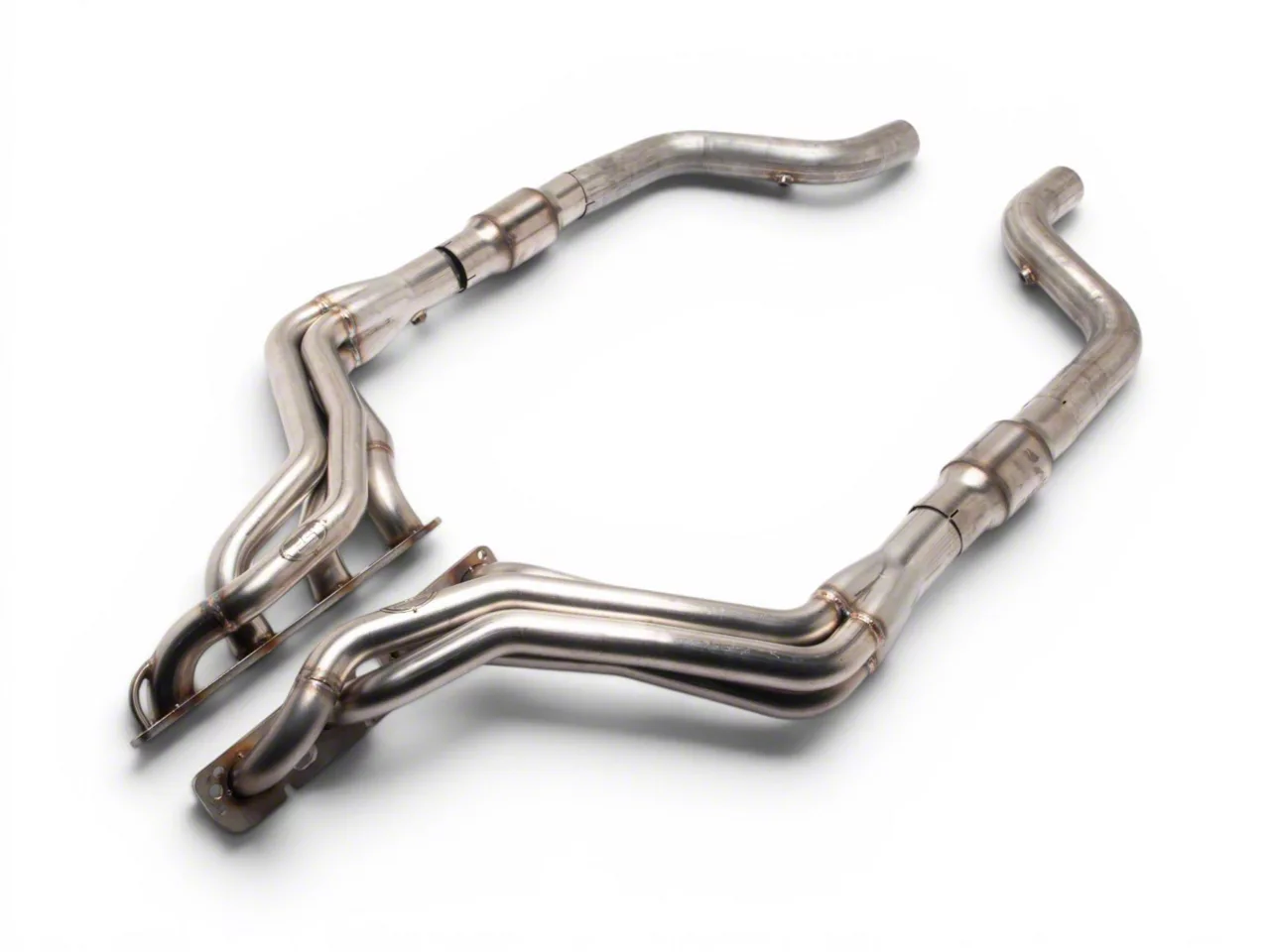Stainless Power 1-7/8-Inch Long Tube Headers with Catted Mid-Pipe (08-23 V8 HEMI Challenger)