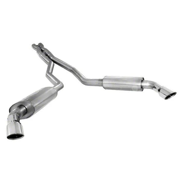 Stainless Works S-Tube Turbo Cat-Back Exhaust with Polished Tips; Performance Connect (10-15 Camaro SS w/ Long Tube Headers)